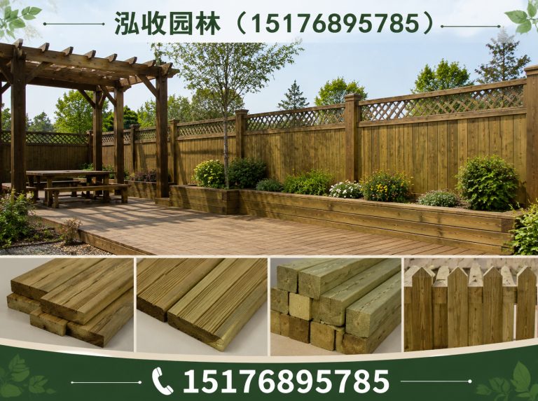 延安防腐木凉亭展示图